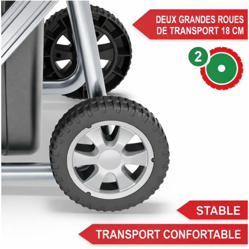 Broyeur de vegetaux electrique RS2844  2800 W Bac collecteur 60 L - Image 4