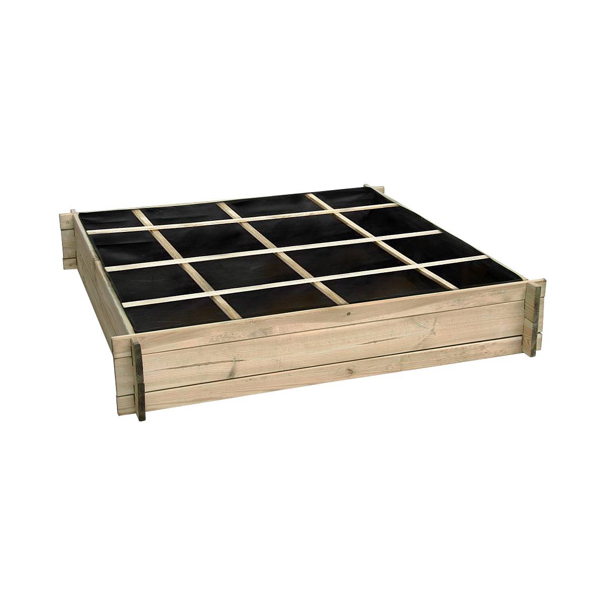 Carré potager divisé en bois grand modèle - Cémonjardin - Image 1
