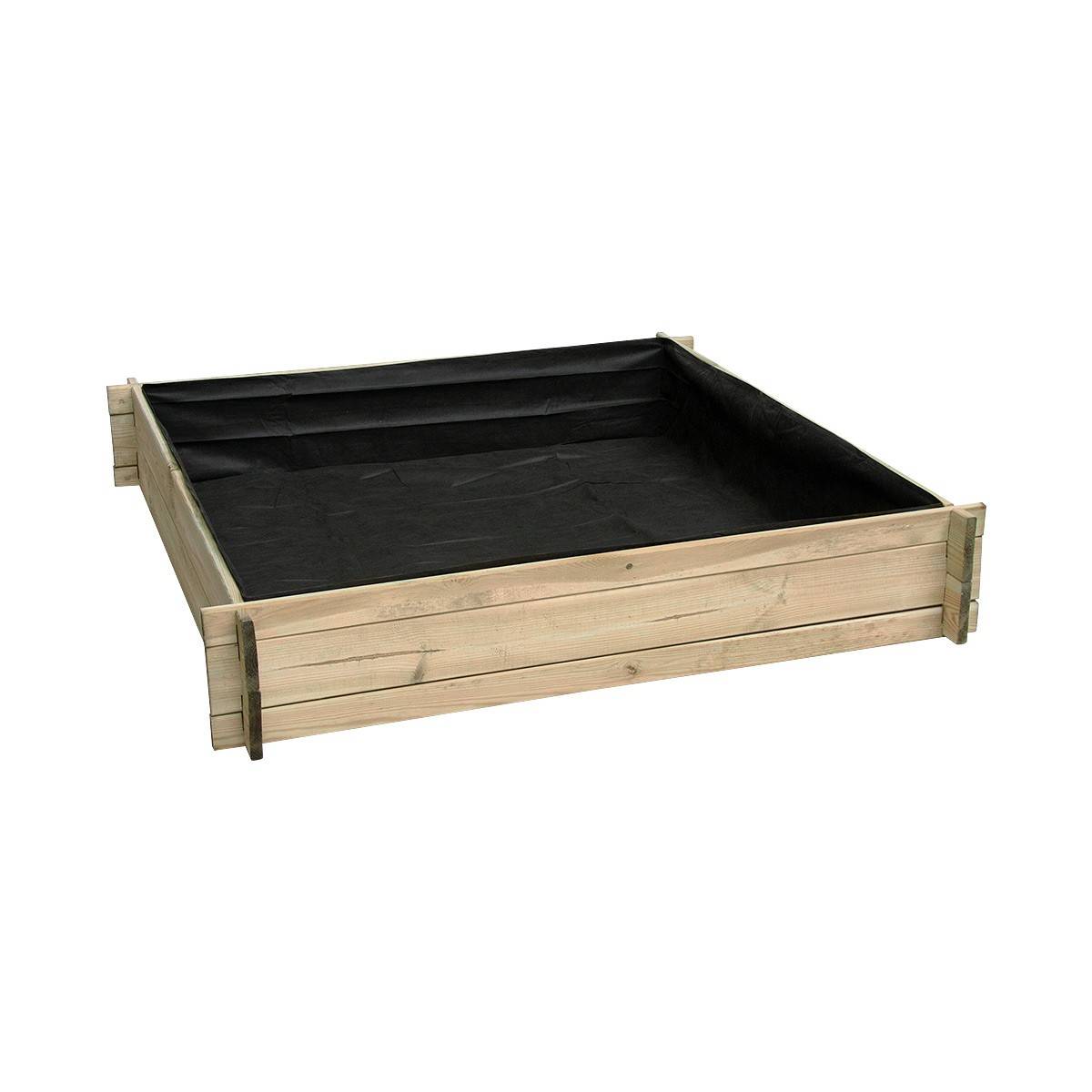 Carré potager divisé en bois grand modèle - Cémonjardin - Image 2