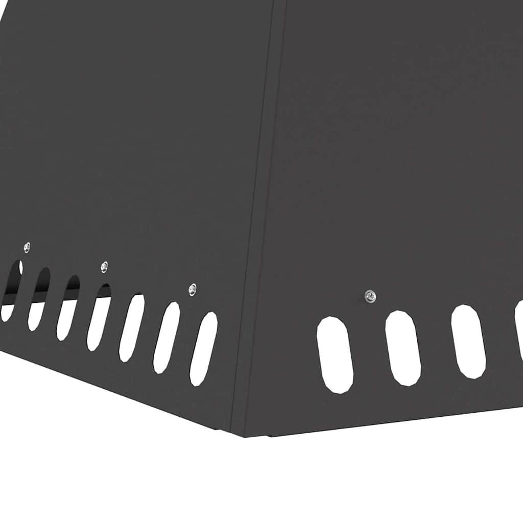 ComfortXL - Brasero de jardin carré 60cm en acier pour terrasse Noir – ComfortXL Outdoor Living - Image 7