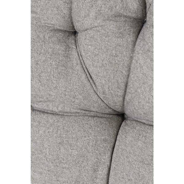 Fauteuil oeuf suspendu - PALAVA - Structure en acier - Tissage en rotin synthétique - D95 x L98 x H200 cm - Image 4