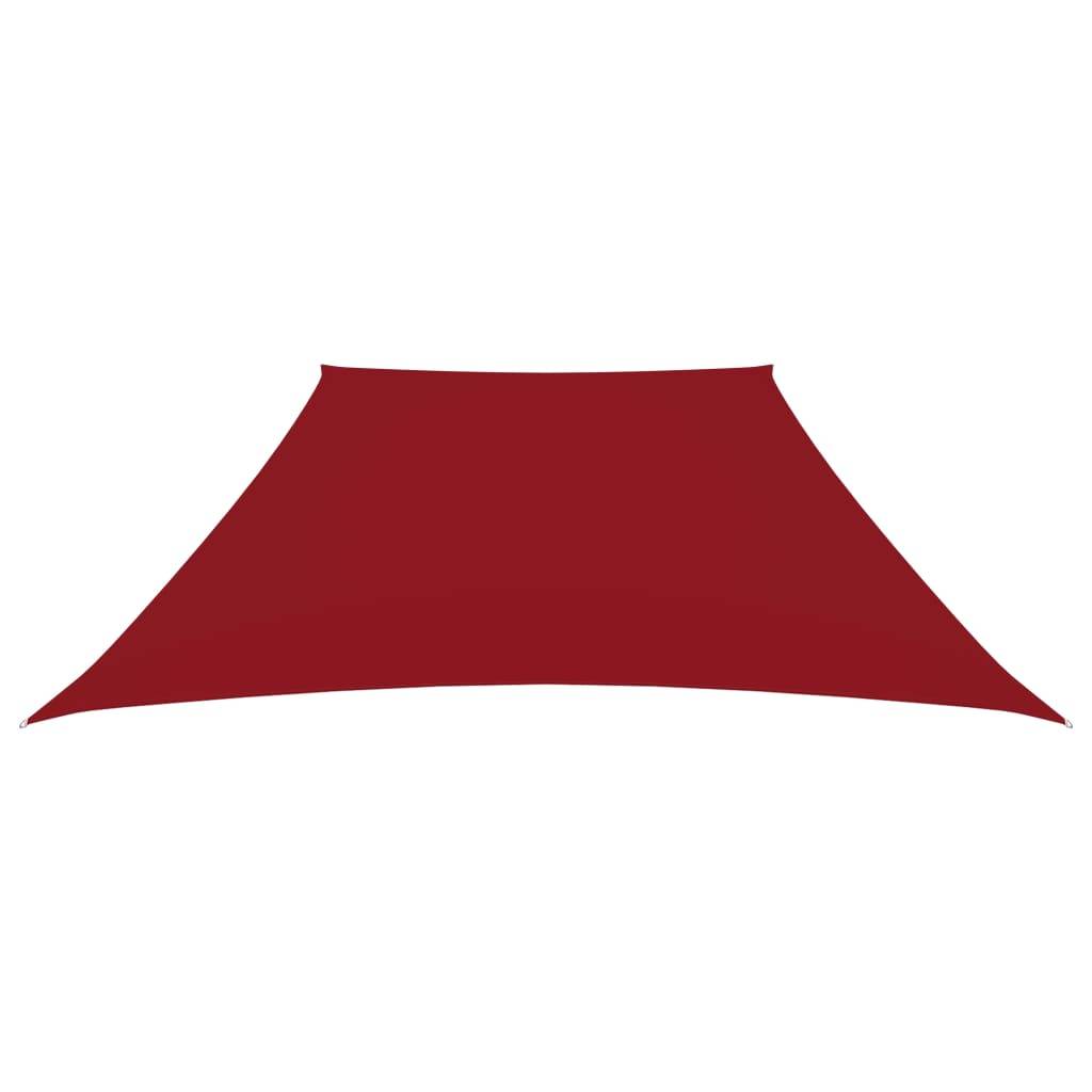 Helloshop26 - Voile toile d'ombrage parasol tissu oxford trapèze 2/4 x 3 m rouge - Image 2
