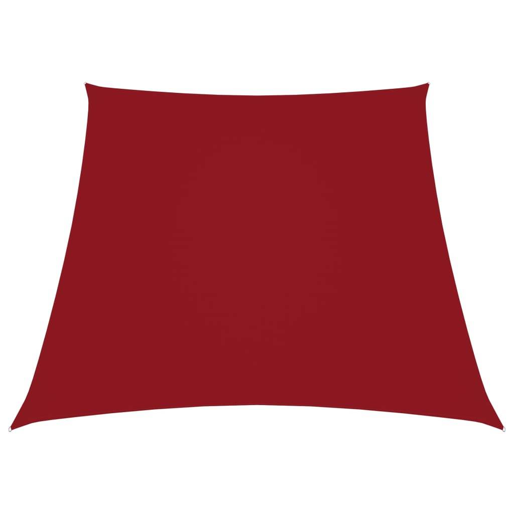 Helloshop26 - Voile toile d'ombrage parasol tissu oxford trapèze 2/4 x 3 m rouge - Image 1