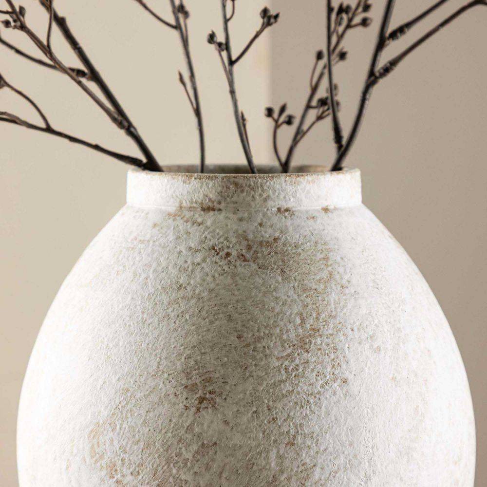Venture Home - Vase en grès Globe 8 x 18 x 22 cm - Image 3