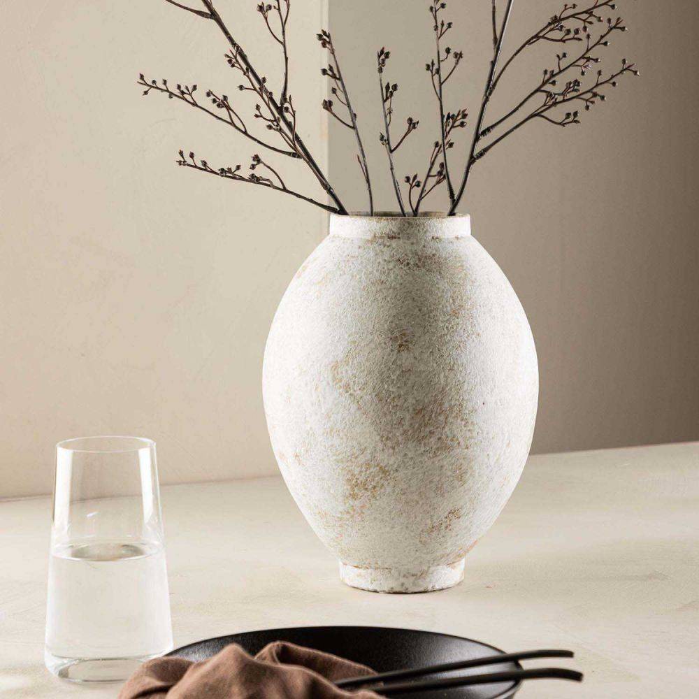 Venture Home - Vase en grès Globe 8 x 18 x 22 cm - Image 2