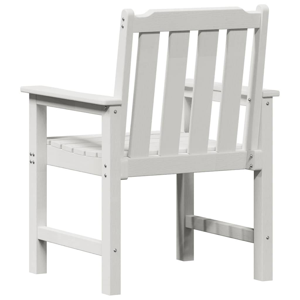 Chaise de jardin HDPE Blanc 65,5 x 59 x 88 cm (2 pcs) - PANGIVO - Image 7