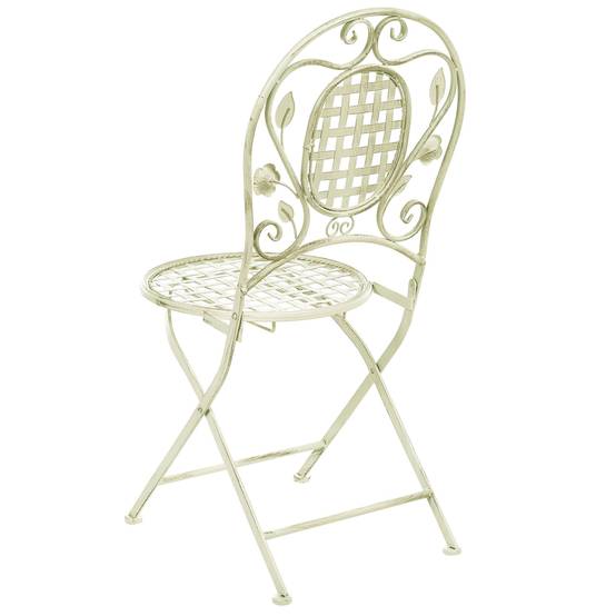 Beliani - Chaise de jardin Métal Vert clair BIVIO - 43x52x93- Beliani - Image 3