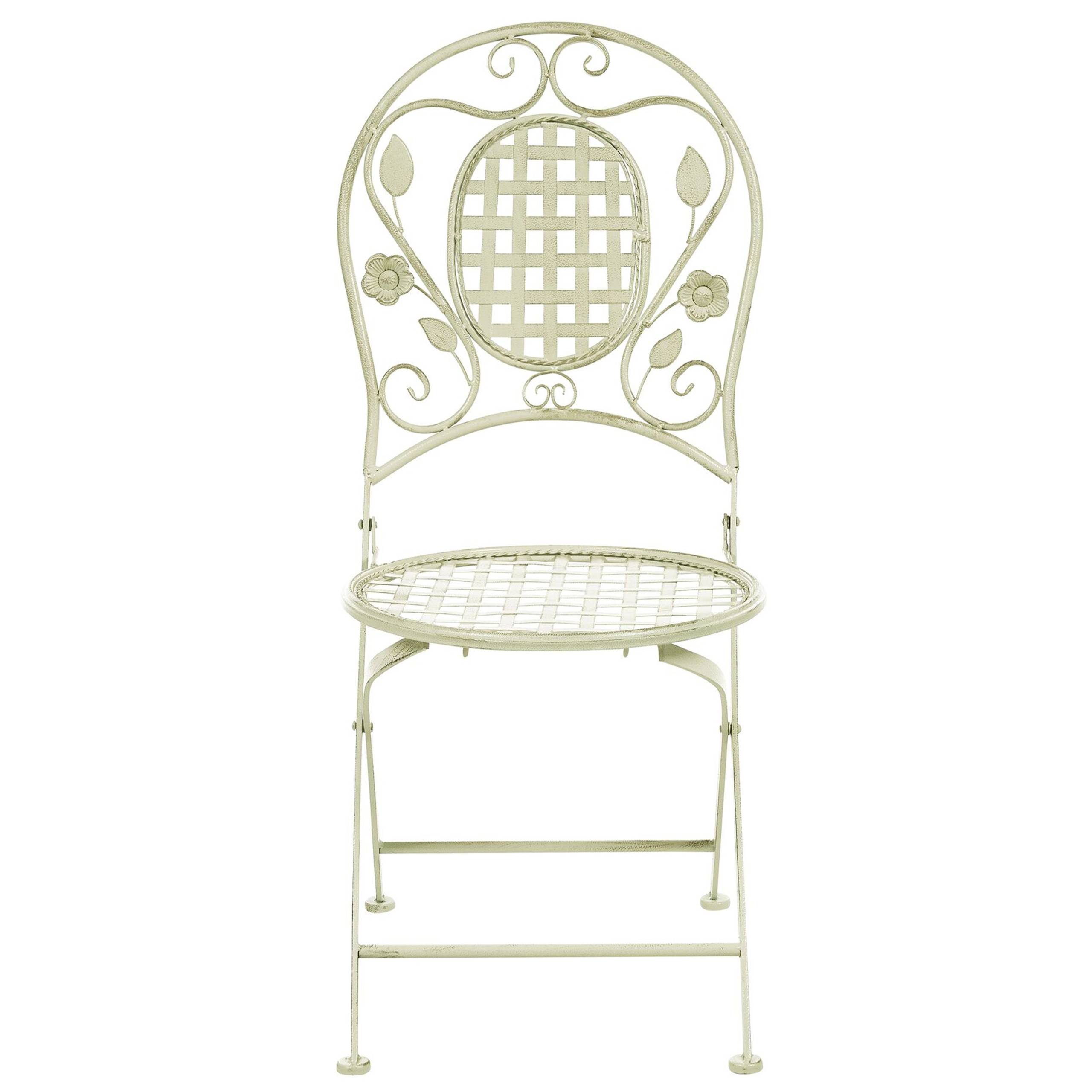 Beliani - Chaise de jardin Métal Vert clair BIVIO - 43x52x93- Beliani - Image 2