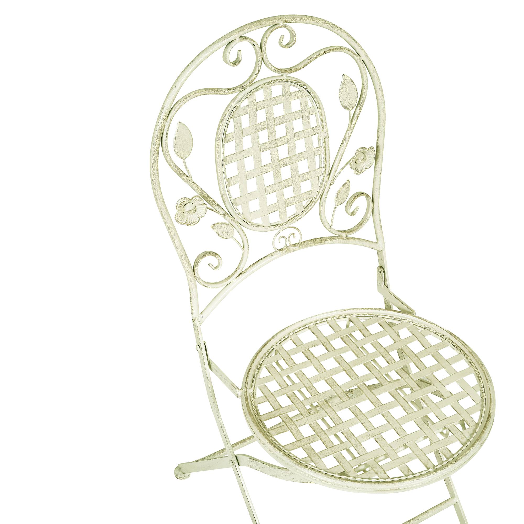 Beliani - Chaise de jardin Métal Vert clair BIVIO - 43x52x93- Beliani - Image 5