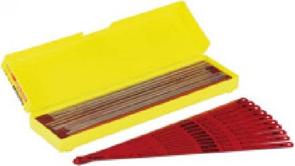 stanley - 2 lames de scie à métaux HSS rubis (10 dents / pouce)