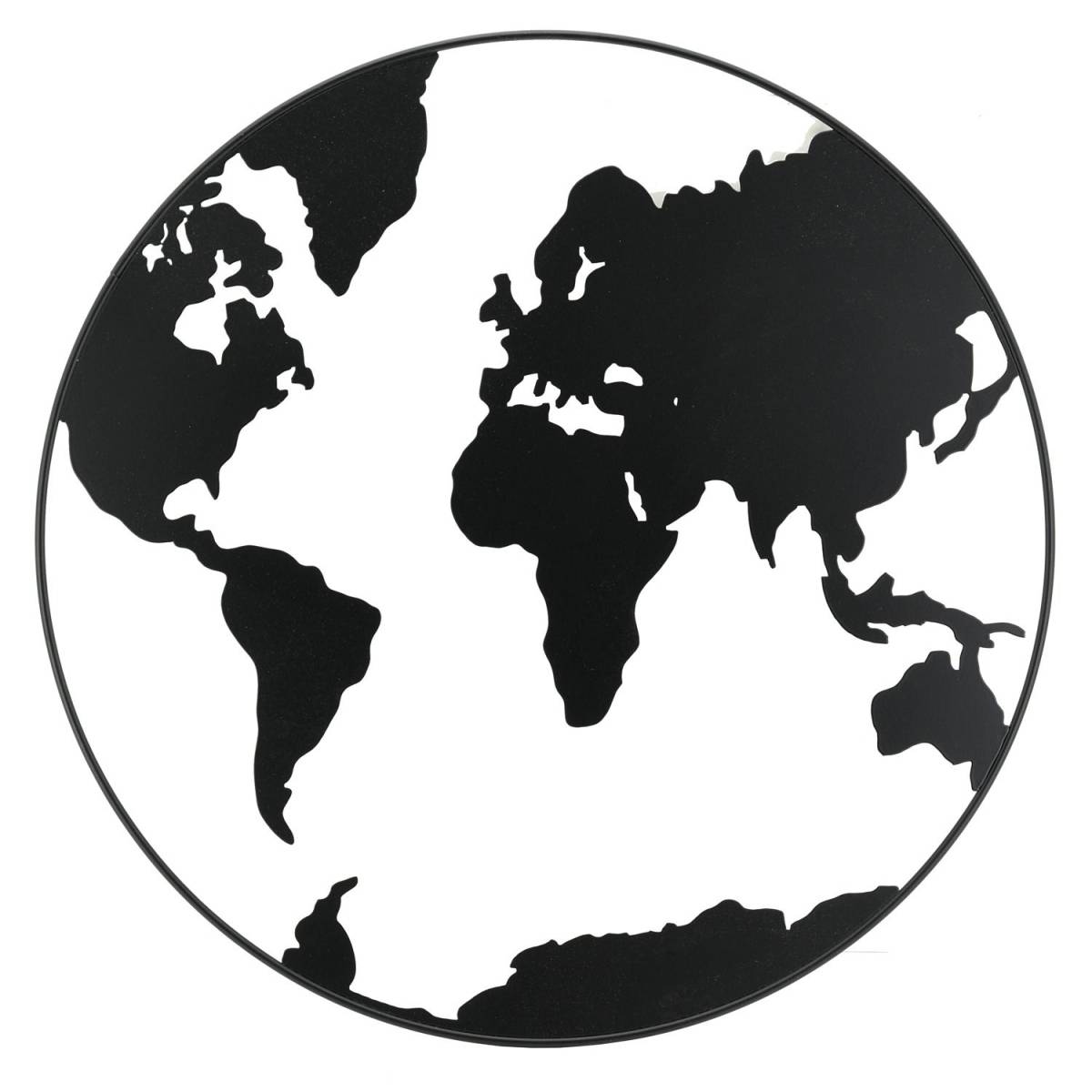 Aubry Gaspard - Mappemonde en métal laqué - Image 1