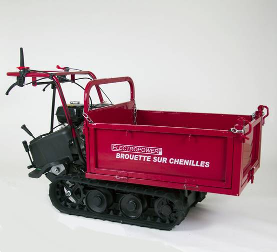 Mini dumper - Brouette motorisée à chenilles 320 kg - 8 vitesses PACK COMPLET - Image 1