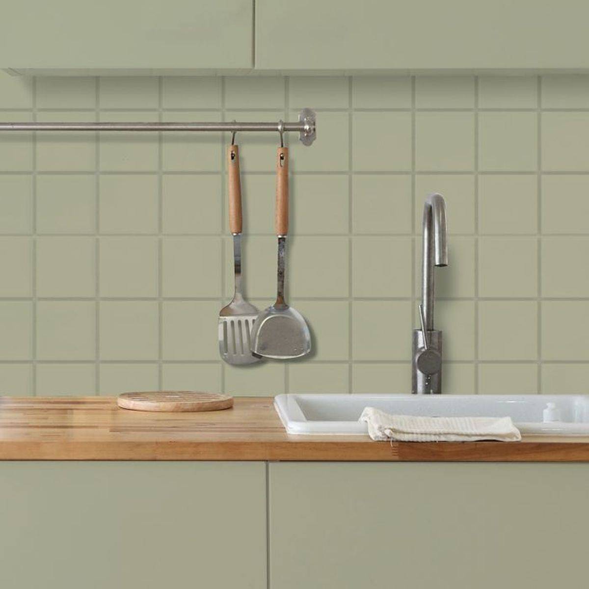 Ripolin - Peinture rénovation cuisine et salle de bain satin Vert Gaspésie 2 L - Ripolin - Image 3
