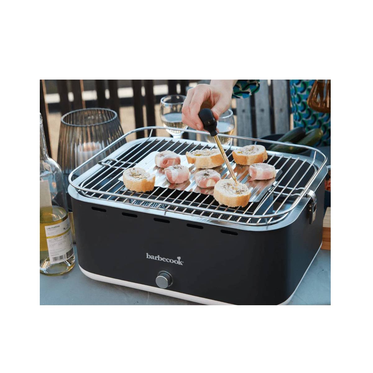 Barbecook - Barbecue à charbon portable 38.5 x 28.5 gris CARLOURBANGREY Barbecook - Image 2