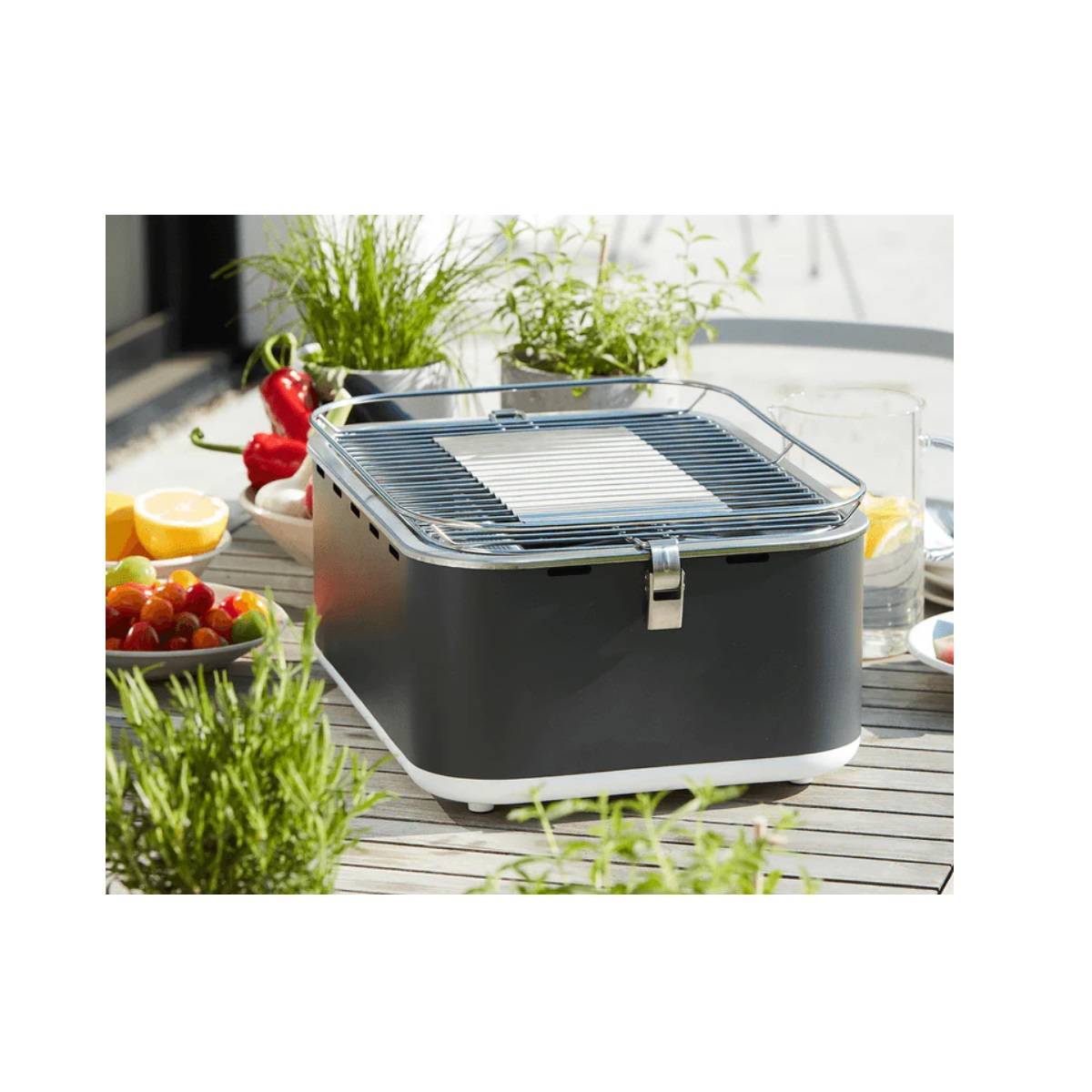 Barbecook - Barbecue à charbon portable 38.5 x 28.5 gris CARLOURBANGREY Barbecook - Image 3