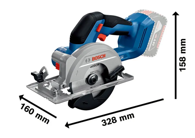Bosch - Scie circulaire sans fil GKS 18V-51 Professional - BOSCH - 06019M3120 - Image 2
