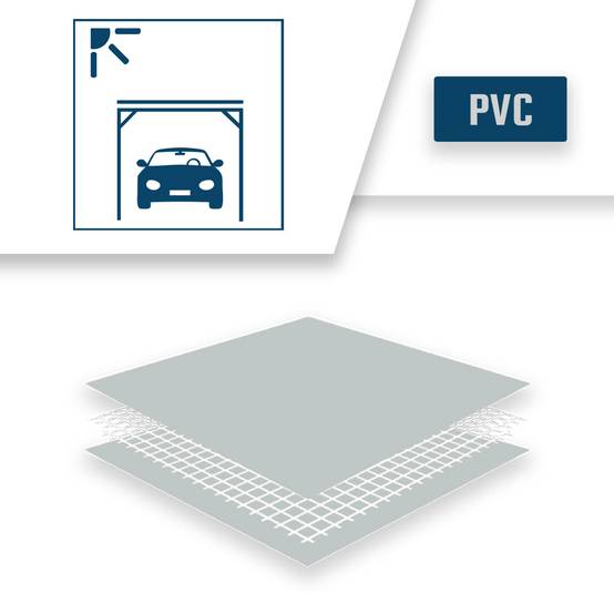 Bâche pour Carport 3,8x4 m SP400CP - Garantie 5 ans - Bâche Armée Transparente pour abri de voiture - Made in France TECPLAST - Image 4