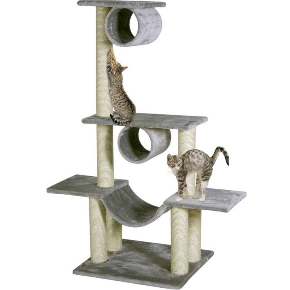 Arbre a chat Amédéo, couleur gris clair,  hauteur 140 cm, pour chat - Image 2