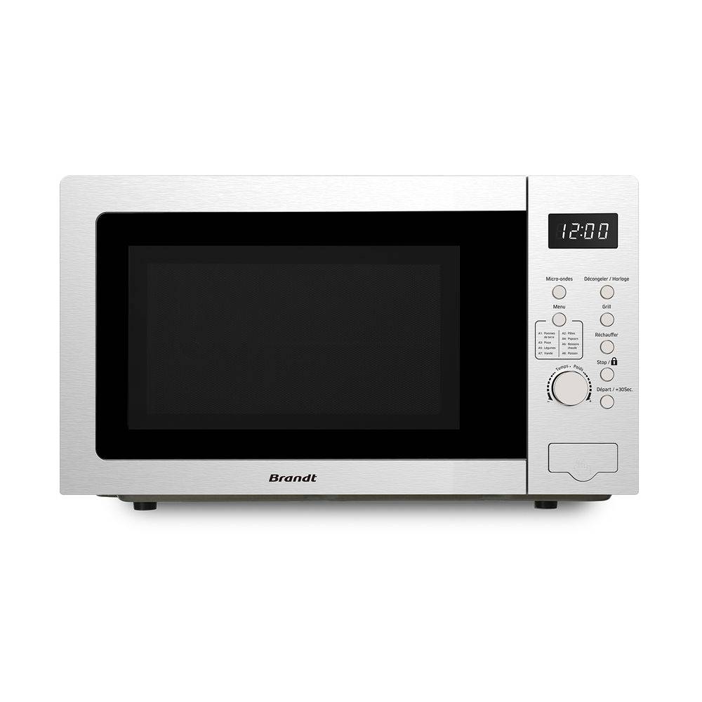 Micro-ondes + grill 30l 950w inox GE3000X Brandt