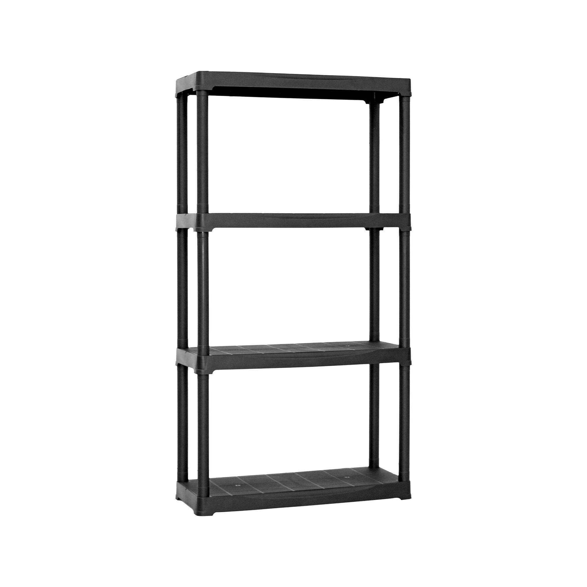 Dmora - Armoire d'extérieur Dbellucc, Étagère extérieure, Armoire de balcon polyvalente, Armoire d'extérieur, Anthracite, 70x30h133 cm - Dmora - Image 1