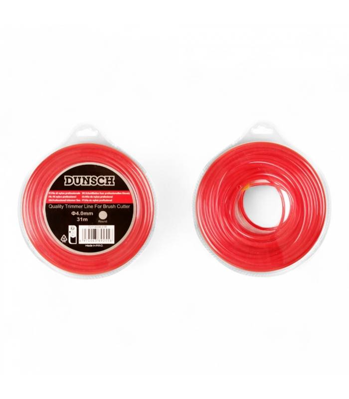 Fil épais 4mm pour débroussailleuse, forme ronde, 31m - DUNSCH 7311400031R - Image 1