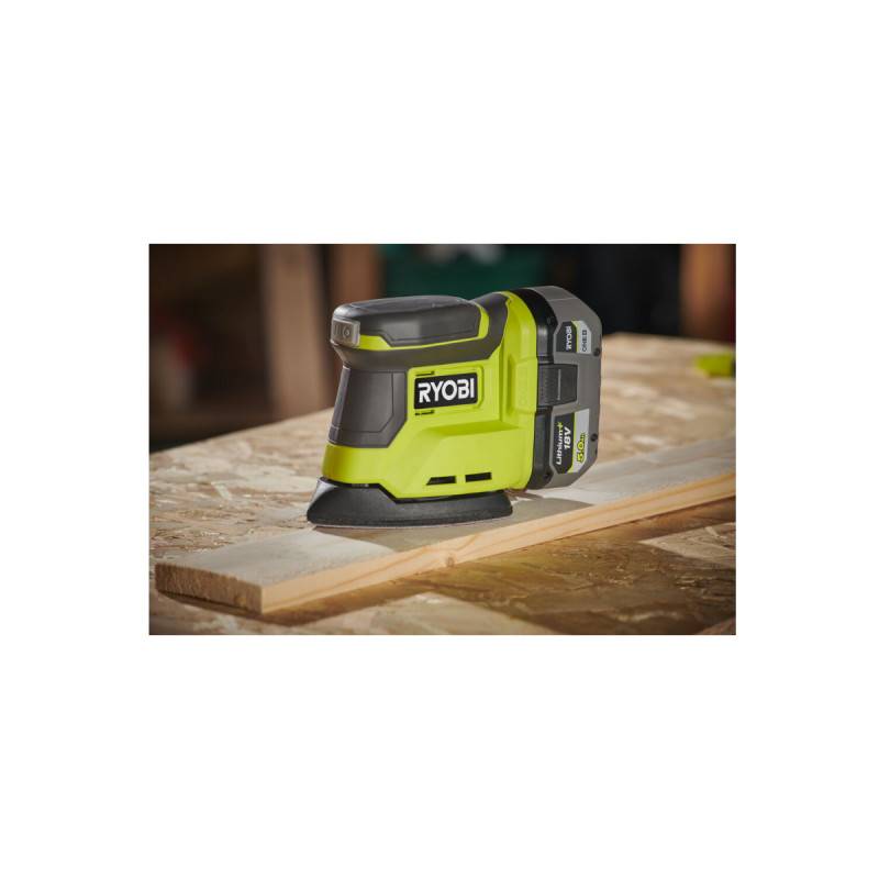 Ryobi - Pack RYOBI Ponceuse triangulaire 18V One+ RPS18-0 - 1 Batterie 2.5Ah - 1 Chargeur rapide RC18120-125 - Image 3