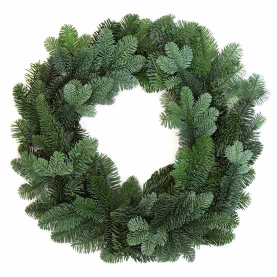rapidsapin - Couronne de Noël en sapin naturel à décorer 40 cm