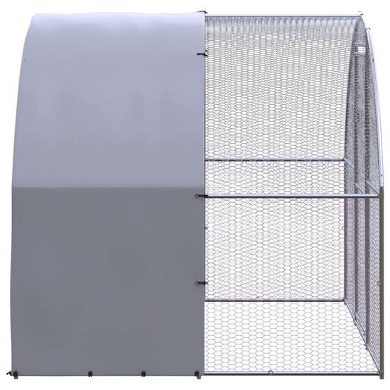 Poulailler extérieur Acier galvanisé avec Toit PE pour jardin 3x2x2 m – ComfortXL Outdoor Living - Image 3