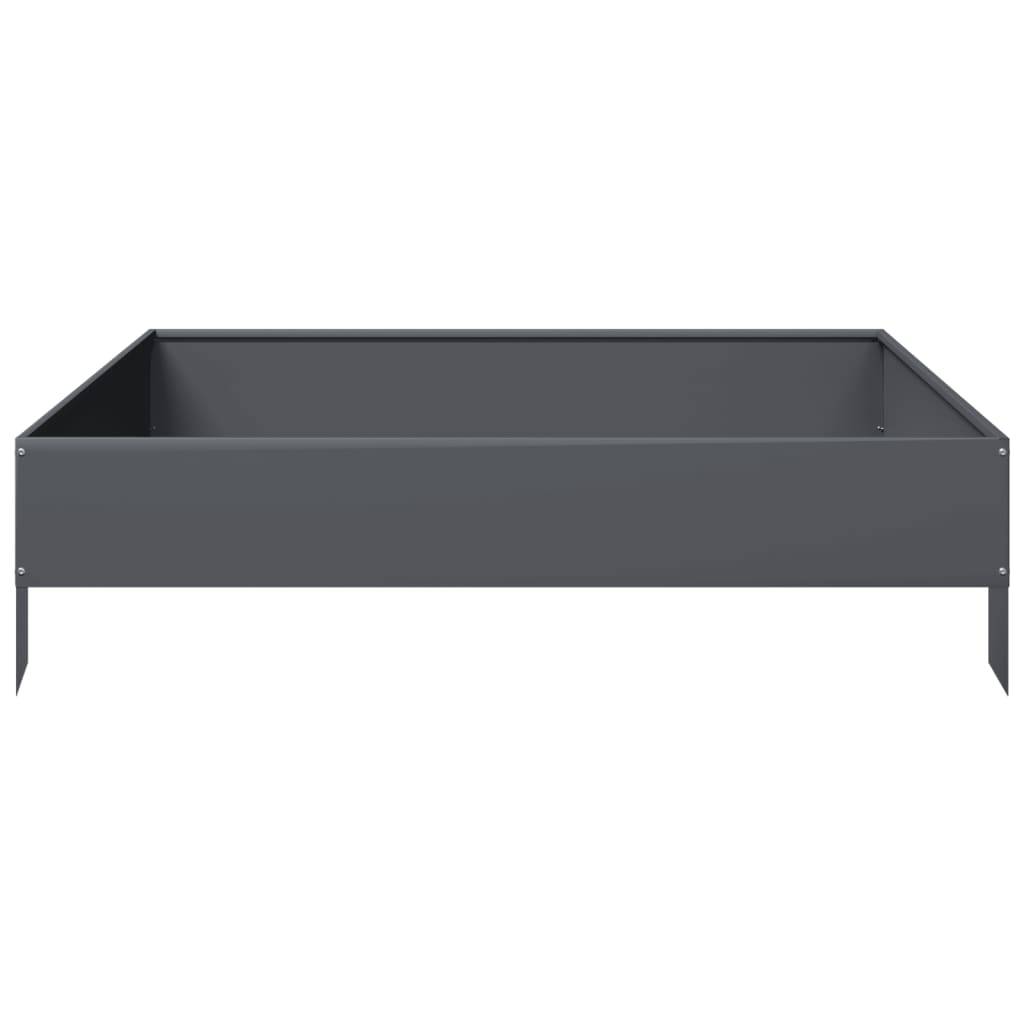 PANGIVO - Lit surélevé de jardin acier anthracite 100 x 100 x 26 cm - PANGIVO - Image 5