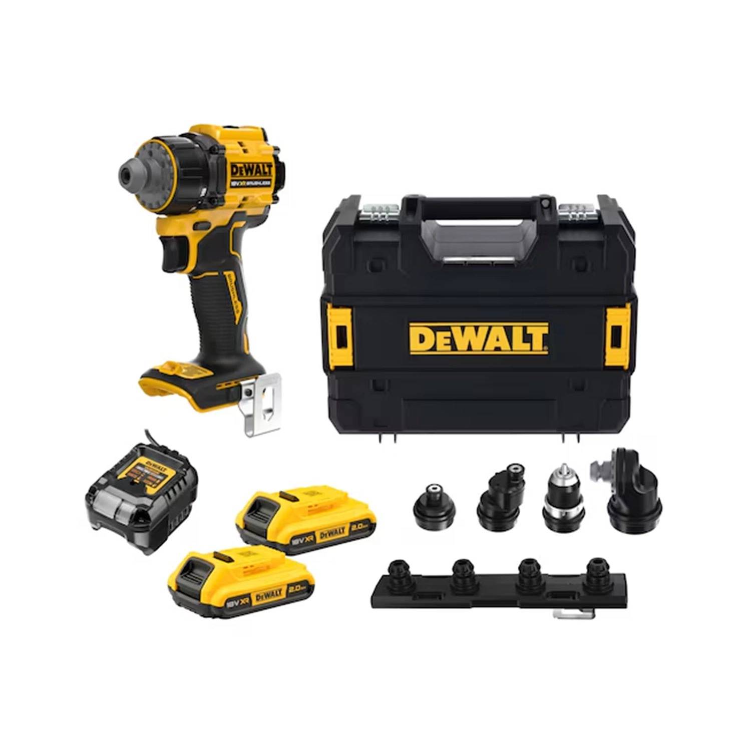 Perceuse visseuse à têtes multiples xr 18V 2ah li-ion brushless - DEWALT - DCD803D2T-QW - Image 1