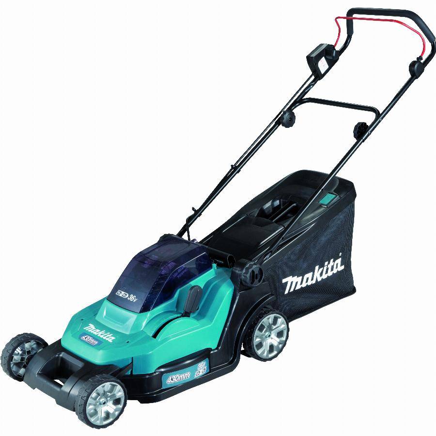 Makita - Tondeuse 43 cm MAK 2x18V Li-Ion MAKITA 2 batt. BL1850B + chargeur DC18SH - DLM432CT2 - Image 1