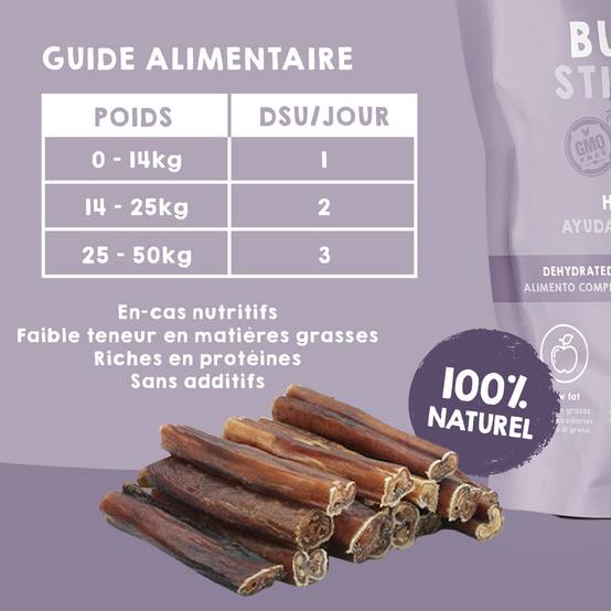 Friandises à Mâcher (10 unités) - Nerfs de Bœuf pour Chien 100% Naturelles - MAIKAI - Image 5