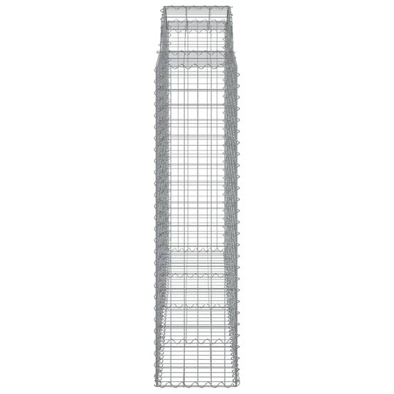 Vidaxl - Paniers à gabions arqués 12 pcs 200x50x160/180 cm Fer galvanisé vidaXL 3146393 - Image 6