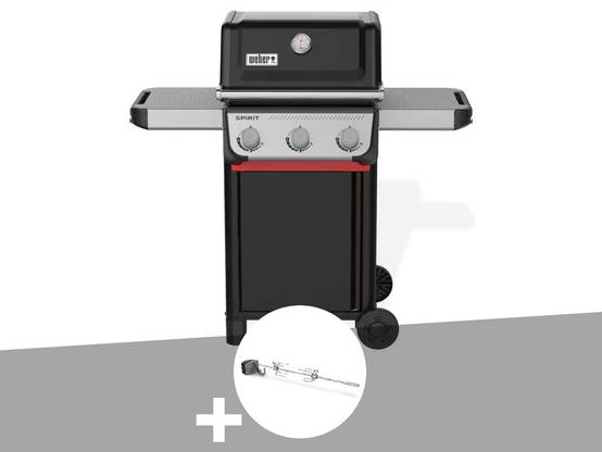 Weber - Barbecue à gaz Spirit E-310 + Rôtissoire- Weber