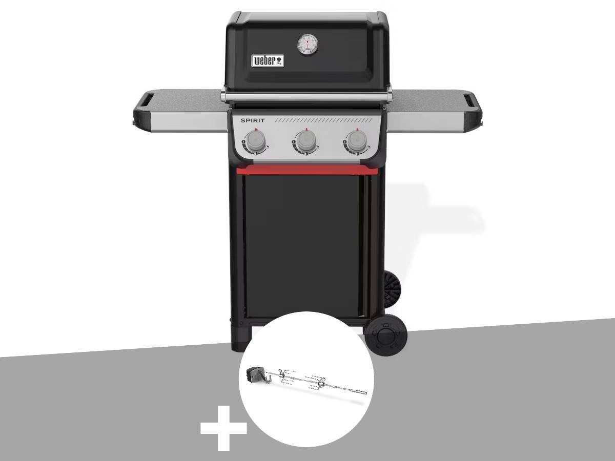 Weber - Barbecue à gaz Spirit E-310 + Rôtissoire- Weber