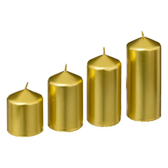 Lot de 4 Bougies Satin OR 505G - Image 1