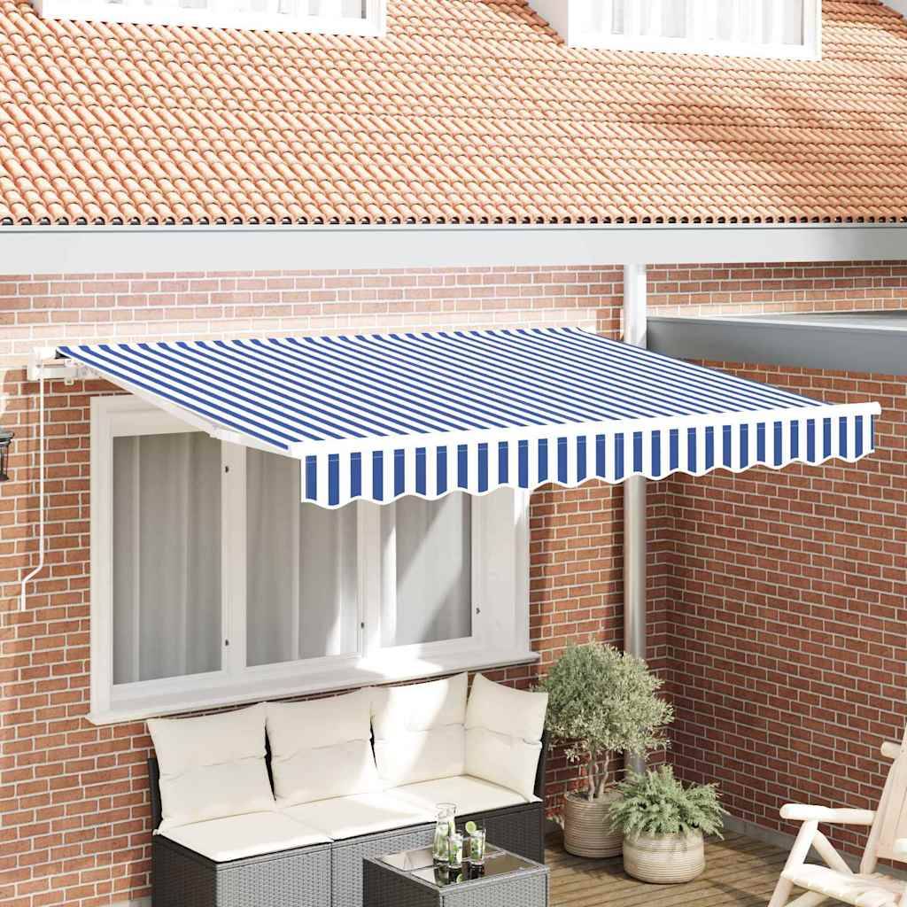 Prolenta Premium - Store banne polyester bleu 230 x 195 x 20 cm - Prolenta premium p331.8 - Image 1