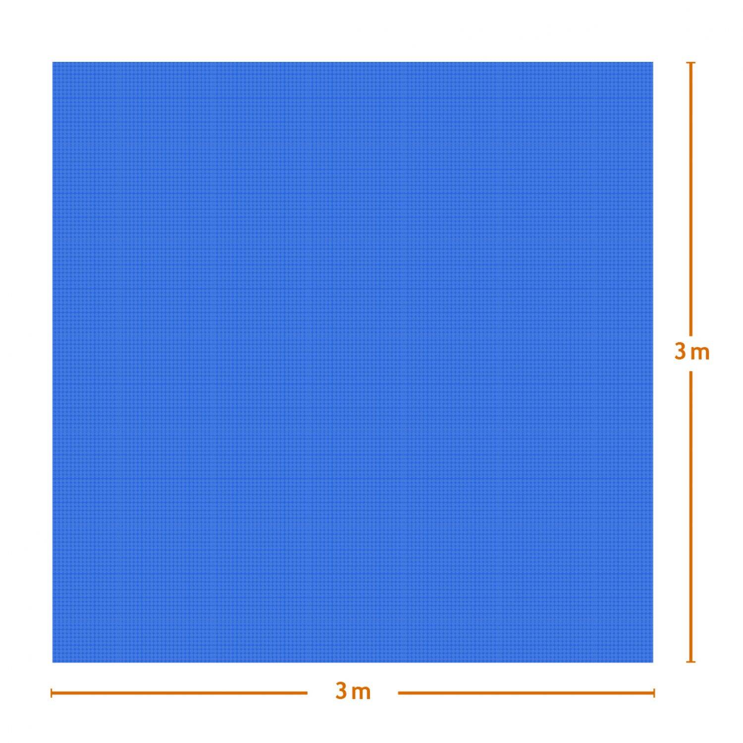 Linxor - Bâche à bulles 3 m x 3 m pour piscine - 300 microns - Bleu - Linxor - Image 2