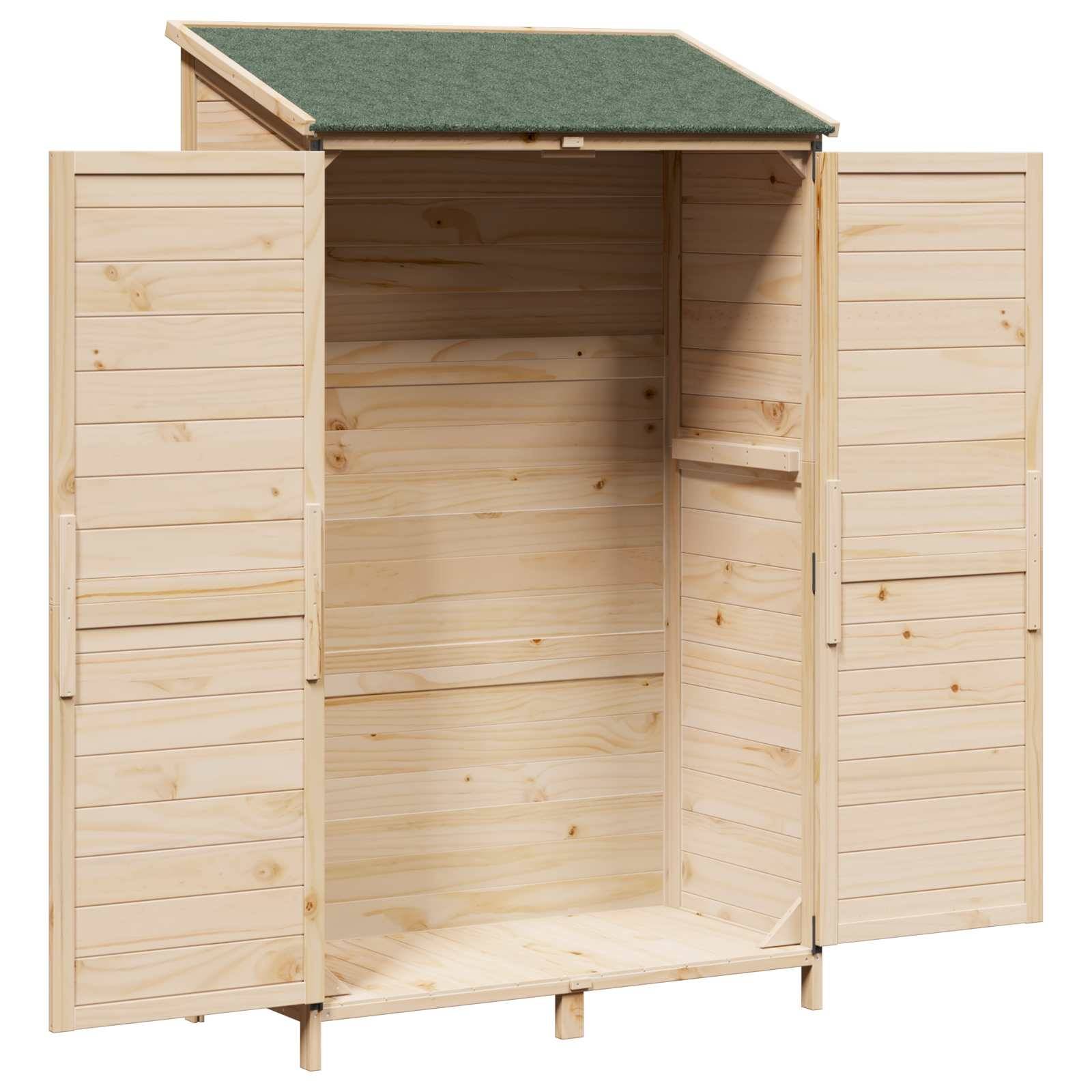 PANGIVO - Abri de jardin bois de sapin naturel 106.5 x 56 x 176 cm - PANGIVO - Image 3