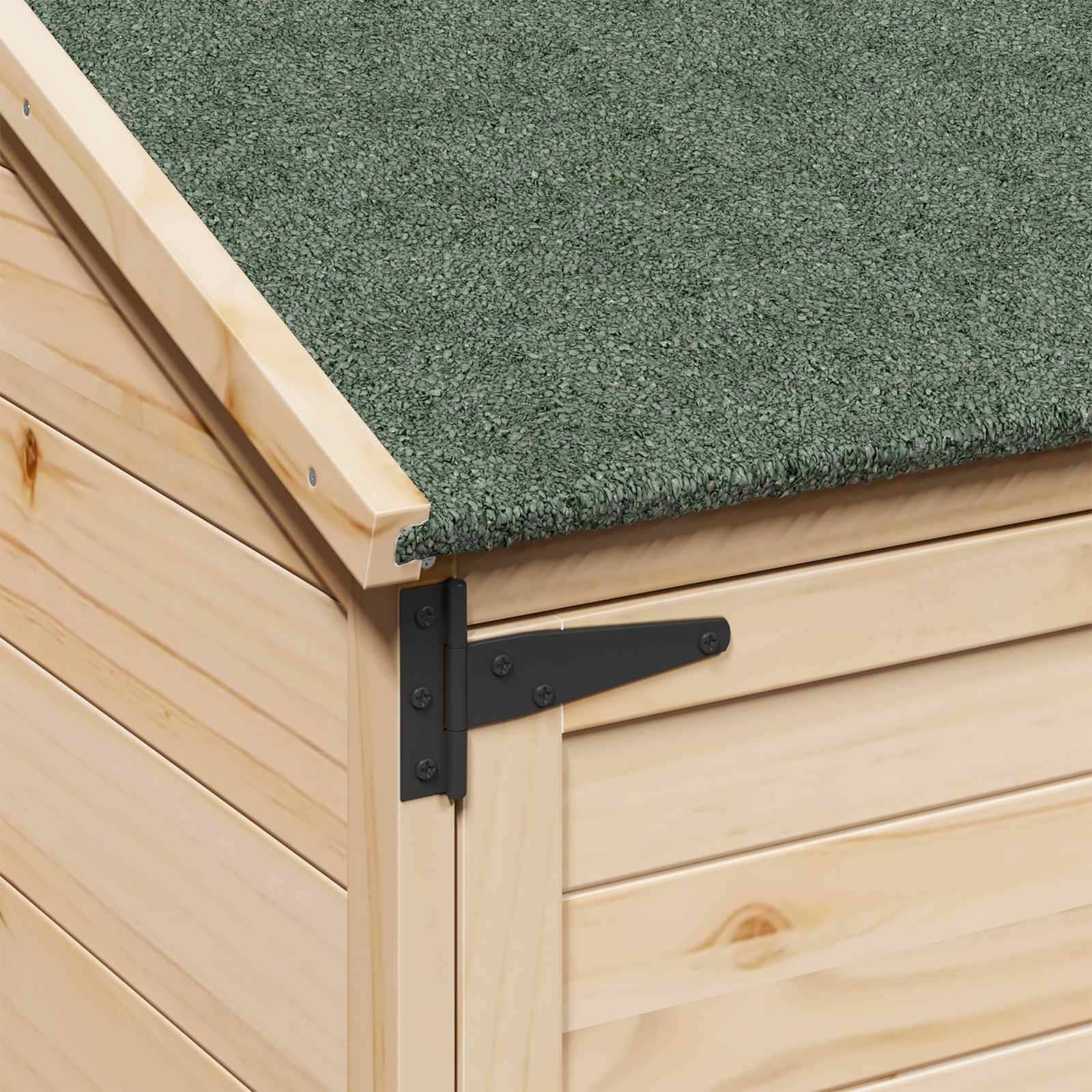 PANGIVO - Abri de jardin bois de sapin naturel 106.5 x 56 x 176 cm - PANGIVO - Image 7