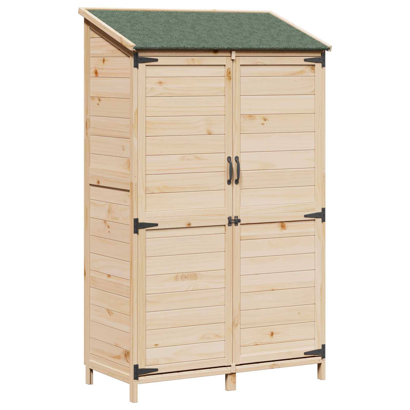 PANGIVO - Abri de jardin bois de sapin naturel 106.5 x 56 x 176 cm - PANGIVO - Image 2