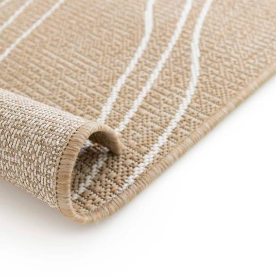 Decoweb - Tapis d'extérieur ou d'intérieur - Riviera - Beige et crème - 80 x 150 cm - Decoweb - Image 7