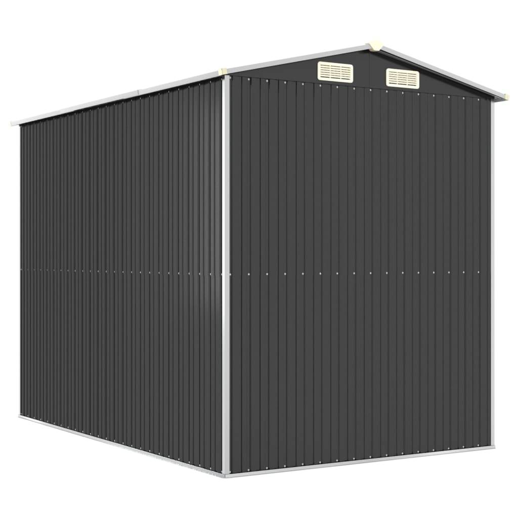 Vidaxl - Abri de jardin Anthracite 192x274x223 cm Acier galvanisé vidaXL 3147450 - Image 7