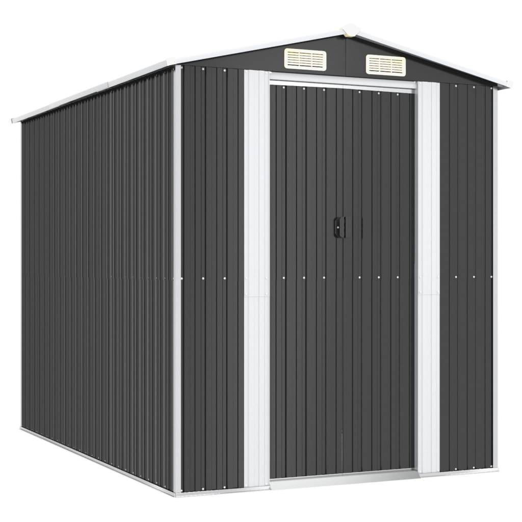 Vidaxl - Abri de jardin Anthracite 192x274x223 cm Acier galvanisé vidaXL 3147450 - Image 2