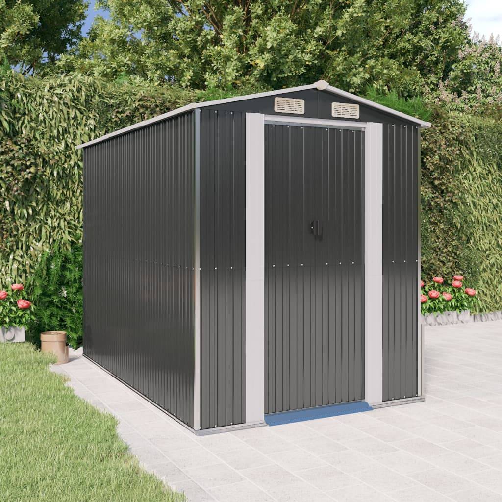 Vidaxl - Abri de jardin Anthracite 192x274x223 cm Acier galvanisé vidaXL 3147450 - Image 1