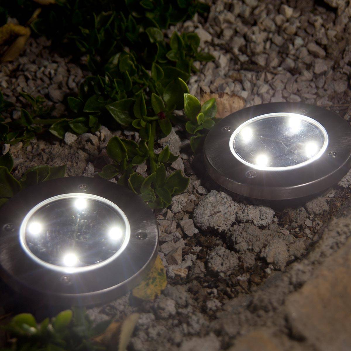 Lumisky - 8 Balises solaires rondes DECKY D12cm 40LM - Image 3