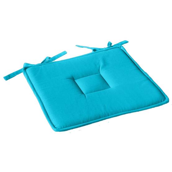 Enjoy Home - Galette de chaise uni effet Bachette - 40 x 40 cm - Enjoy Home