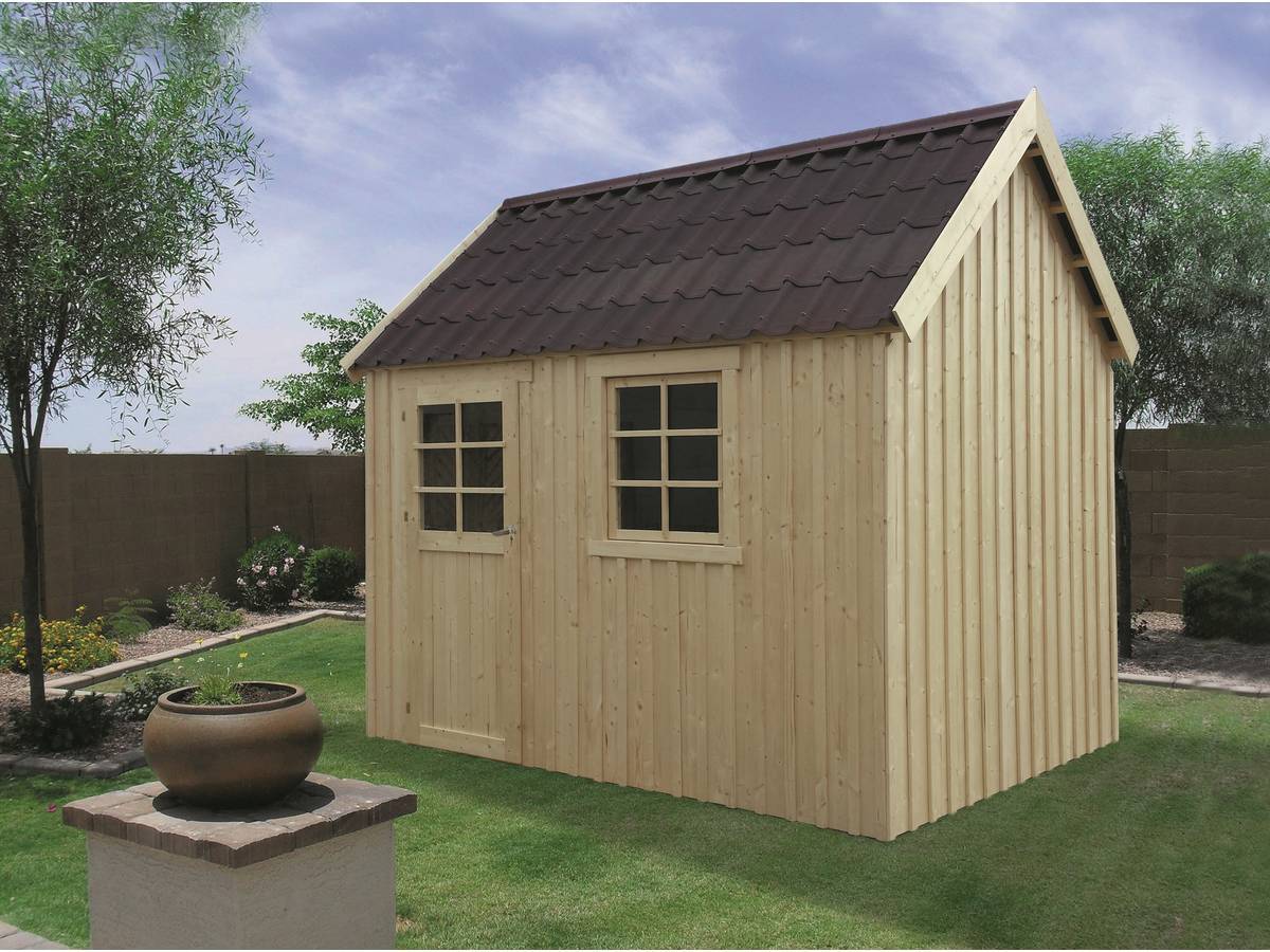 Abri Jardin Bois "oleron" - 7.72 M - 3.07 X 2.09 X 2.94 M - 16 Mm -solid - Image 2