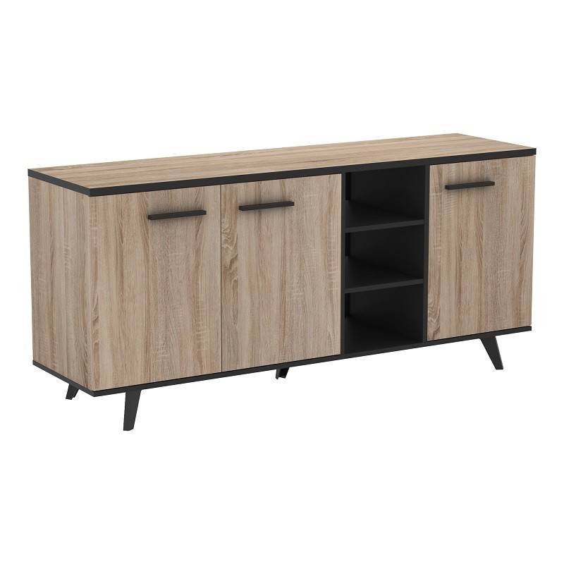 Buffet bas Bruce 3 portes 3 niches - Image 1