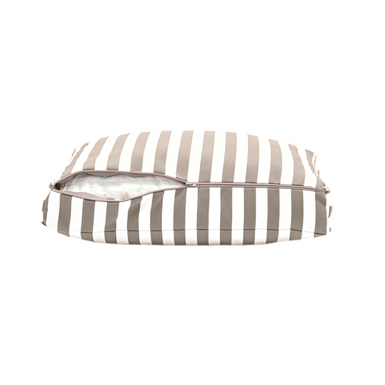 Coussins pour salon de jardin déhoussable 50x50cm Rayure beige - Déco arts - Image 7